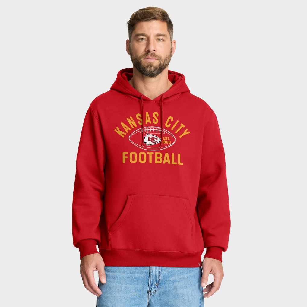 Men 2026 NFL Kansas City Chiefs red Hoodie hooded style 01->kansas city chiefs->NFL Jersey